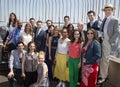 Tony Nominees at Empire State Building in 2014 Royalty Free Stock Photo