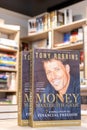 Tony Robbins\'s Money Master the Game book in the bookshop. Self-help book.