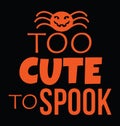 Too cute to spook. Royalty Free Stock Photo