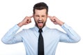 Too loud sound! Royalty Free Stock Photo