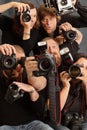 Too many photographers Royalty Free Stock Photo