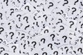 Too many question marks Royalty Free Stock Photo