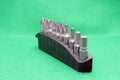 Tool bits. Part of screwdriver tool. Home tools. House tools. Royalty Free Stock Photo
