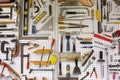 The Tool Board Royalty Free Stock Photo