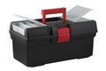 Tool box with compartments for small items in a cover.