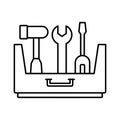 tool box Isolated Vector icon Which can easily modify or edit