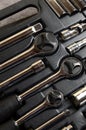 Tool box, tools kit detail Royalty Free Stock Photo