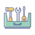 tool box Vector Icon which can easily modify or edit