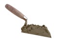 The tool of the builder of the mason a shovel Royalty Free Stock Photo