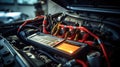 tool car battery testing Royalty Free Stock Photo
