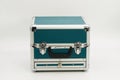 Tool case top view showcasing durable materials and secure locking mechanism for storage