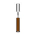 tool chisel carving cartoon vector illustration