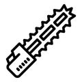 Tool electric saw icon, outline style Royalty Free Stock Photo