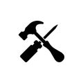 tool icon Vector Illustration design Logo Royalty Free Stock Photo