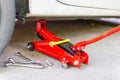 Tool jack lift car for Maintenance of cars