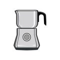 tool milk frother cartoon vector illustration Royalty Free Stock Photo