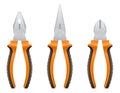 Tool pliers vector illustration
