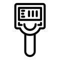 Tool thermal imager icon, outline style Royalty Free Stock Photo