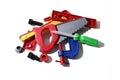 Plastic Toy Tools Royalty Free Stock Photo