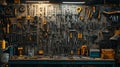 Tool Wall Royalty Free Stock Photo