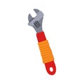 tool wrench cartoon vector illustration Royalty Free Stock Photo