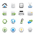 Toolbar and Website Icons Royalty Free Stock Photo