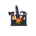 Toolbox flat design icon