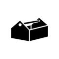 Toolbox icon, vector illustration Royalty Free Stock Photo