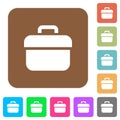 Toolbox rounded square flat icons Royalty Free Stock Photo