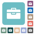 Toolbox rounded square flat icons Royalty Free Stock Photo