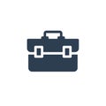 Toolbox solid flat icon. vector glyph illustration
