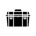 toolbox tool repair glyph icon vector illustration