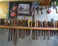 Tools, equipment, chisel, carpentry workshop, carpenter