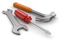 Tools (clipping path included) Royalty Free Stock Photo