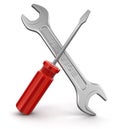Tools (clipping path included) Royalty Free Stock Photo