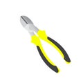 Cut wire cutters. Pliers repair tool. Electrician instruments.