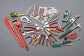 Tools construction set Royalty Free Stock Photo