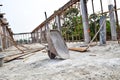 Tools,Construction site cement Royalty Free Stock Photo