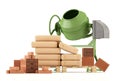 Tools of a construction site Royalty Free Stock Photo