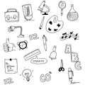 Tools education doodle set