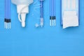 Tools, fiber optic cleaning kit Royalty Free Stock Photo