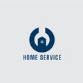 Tools home services logo design template
