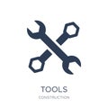 Tools icon. Trendy flat vector Tools icon on white background fr