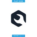Tools Icon Vector Logo Design Template. Wrench Icon Royalty Free Stock Photo