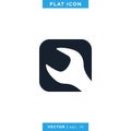 Tools Icon Vector Logo Design Template. Wrench Icon Royalty Free Stock Photo