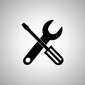Tools icon, Tools icon vector, Tools icon symbol. Royalty Free Stock Photo