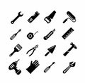 Tools icons set