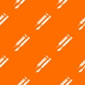 Tools injection pattern vector orange