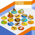 Tools Isometric Icons Royalty Free Stock Photo