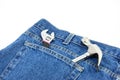 Tools In Jean Pocket Royalty Free Stock Photo